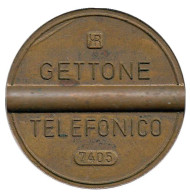Телефонный жетон. 7405. Италия. 1974 год. (Отметка: IPM)
