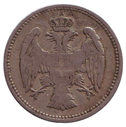 Монета 20 пара. 1884 год, Сербия. Монета 20 пара. 1884 год, Сербия.