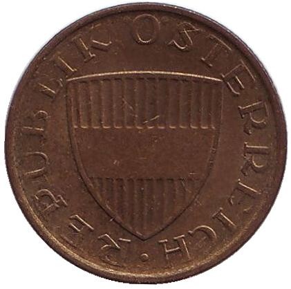 Монета 50 грошей. 1985 год, Австрия. Монета 50 грошей. 1985 год, Австрия.