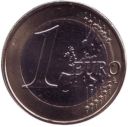 Монета 1 евро. 2016 год, Мальта.