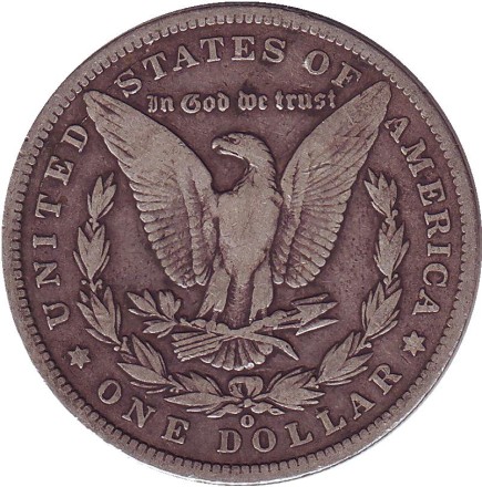 Монета 1 доллар. 1900 год, США. (Отметка монетного двора: "O") Моргановский доллар.