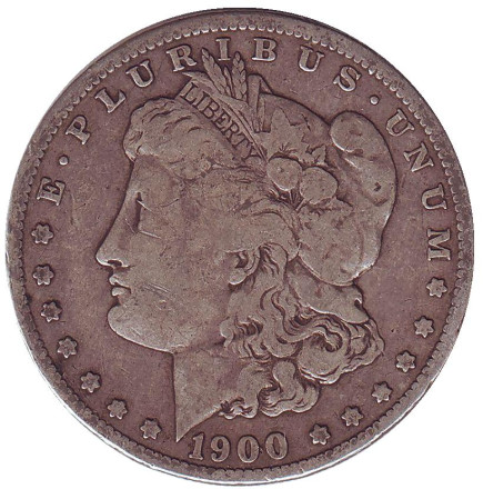 Монета 1 доллар. 1900 год, США. (Отметка монетного двора: "O") Моргановский доллар.