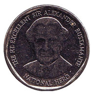 Монета 1 доллар. 2015 год, Ямайка. Александр Бустаманте - национальный герой Ямайки. Монета 1 доллар. 2015 год, Ямайка. Александр Бустаманте - национальный герой Ямайки.