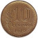 Монета 10 сентаво. 1970 год, Аргентина.