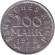 Монета 200 марок. 1923 год (F), Веймарская республика. Монета 200 марок. 1923 год (F), Веймарская республика.