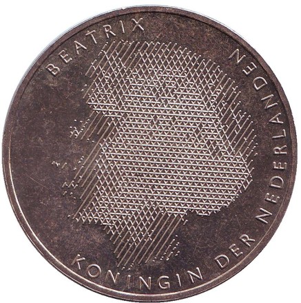 Монета 50 гульденов. 1988 год, Нидерланды. 300 лет правлению Короля Вильгельма III и Королевы Марии II. Монета 50 гульденов. 1988 год, Нидерланды. 300 лет правлению Короля Вильгельма III и Королевы Марии II.