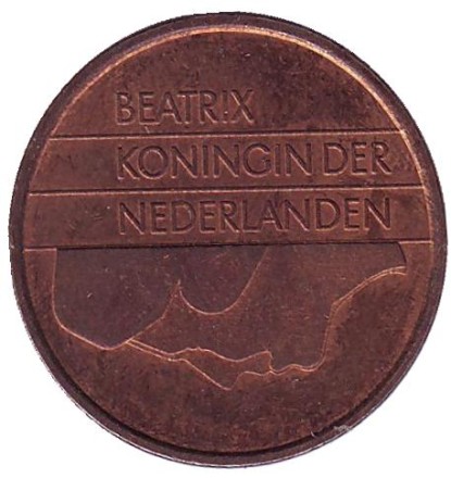 Монета 5 центов. 1994 год, Нидерланды. Монета 5 центов. 1994 год, Нидерланды.