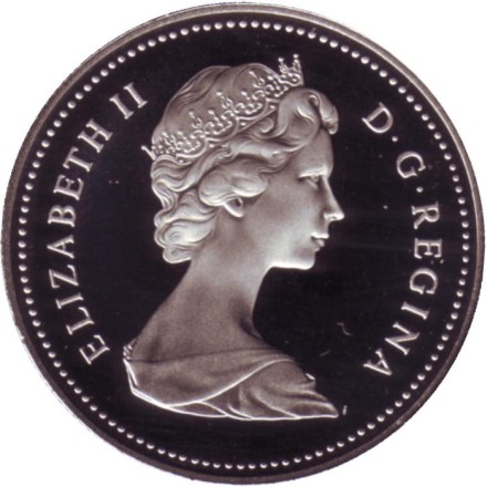 Монета 50 центов. 1981 год. Канада. (Proof).