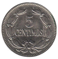 Монета 5 сентимо. 1948 год, Венесуэла. Монета 5 сентимо. 1948 год, Венесуэла.