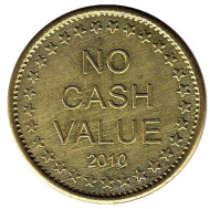Игровой жетон "No Cash Value 2010. Freedom 2010". Игровой жетон "No Cash Value 2010. Freedom 2010".