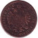 Монета 1 крейцер. 1860 год (A), Австро-Венгерская империя. Австрийский тип.