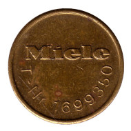 Жетон для прачечной. Miele. Германия. Ø - 20 мм.
