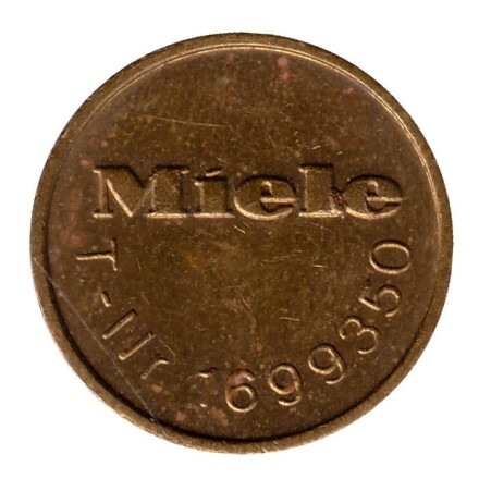 Жетон для прачечной. Miele. Германия. Ø - 20 мм.