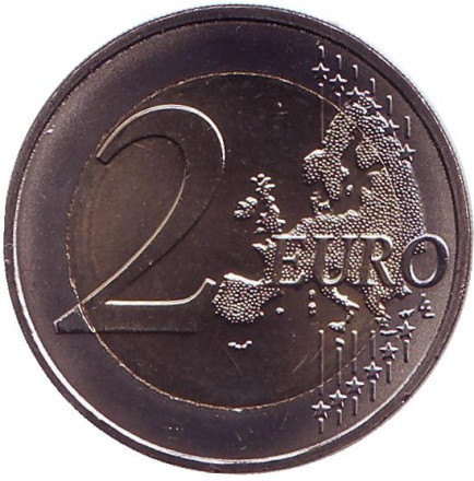 Монета 2 евро. 2016 год, Мальта. Монета 2 евро. 2016 год, Мальта.