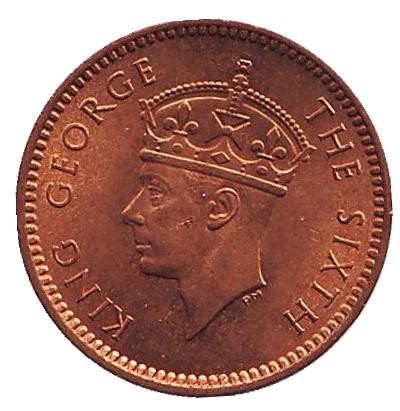Монета 1 цент. 1949 год, Маврикий. UNC. Монета 1 цент. 1949 год, Маврикий. UNC.