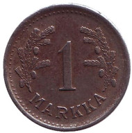 Монета 1 марка. 1946 год, Финляндия.  Монета 1 марка. 1946 год, Финляндия.