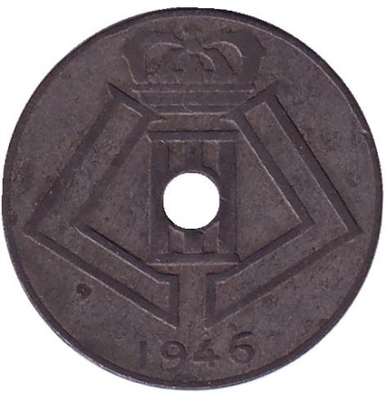 Монета 10 сантимов. 1946 год, Бельгия.