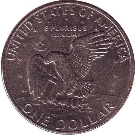Дуайт Эйзенхауэр. 1 доллар, 1972 год, США. (P)