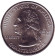 Монета 25 центов (D). 2005 год, США. Канзас. Штат № 34.