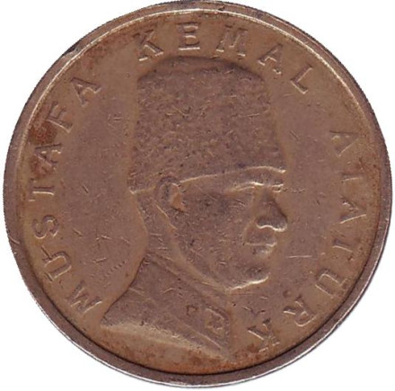 Монета 100000 лир. 1999 год, Турция.