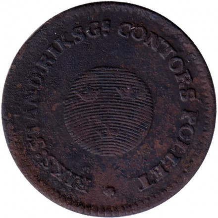 Монета 1/2 скиллинга. 1801 год, Швеция. Монета 1/2 скиллинга. 1801 год, Швеция.