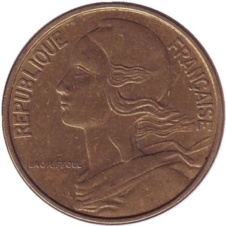 Монета 50 сантимов. 1964 год, Франция. Монета 50 сантимов. 1964 год, Франция.