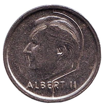 Монета 1 франк. 1995 год, Бельгия (Belgique). Монета 1 франк. 1995 год, Бельгия (Belgique).