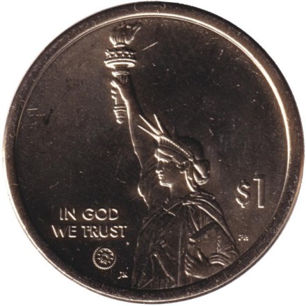 Монета 1 доллар. 2025 год (D), США. Конвейерная линия для сборки автомобиля. Серия "Американские инновации". Монета 1 доллар. 2025 год (D), США. Конвейерная линия для сборки автомобиля. Серия "Американские инновации".