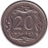 Монета 20 грошей. 2002 год, Польша. Монета 20 грошей. 2002 год, Польша.