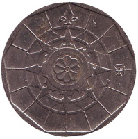 Роза ветров. Монета 20 эскудо. 2000 год, Португалия.