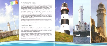 Ирландские маяки и ирландская береговая охрана. Годовой набор монет Ирландии. 2017 год, Ирландия.