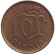 Монета 10 пенни. 1969 год, Финляндия.
