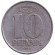 Монета 10 пфеннигов. 1963 год, ГДР.