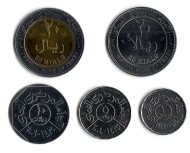 Набор монет Йемена (5 шт.). 1993-2009 гг, Йемен. Набор монет Йемена (5 шт.). 1993-2009 гг, Йемен.