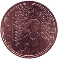 Монета 10 евро. 2018 год, Австрия. Архангел Рафаил. Посланники небес. Монета 10 евро. 2018 год, Австрия. Архангел Рафаил. Посланники небес.