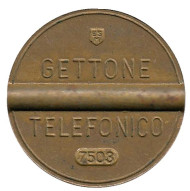 Телефонный жетон. 7503. Италия. 1975 год. (Отметка: ESM)