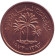 Монета 1 филс. 1983 год, ОАЭ. Пальмы.