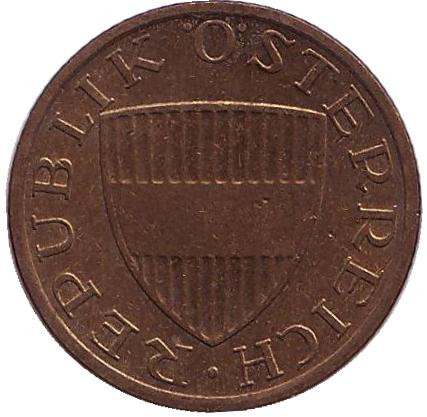 Монета 50 грошей. 1989 год, Австрия.