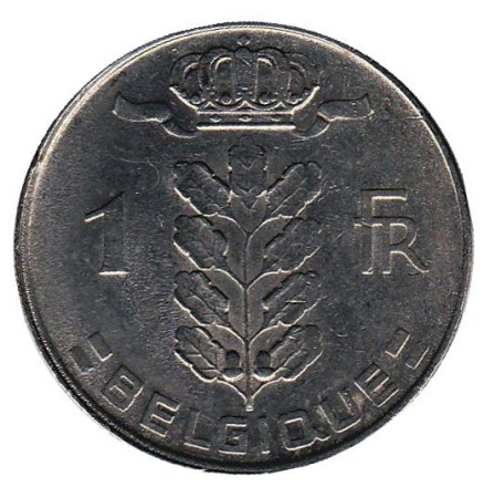 1 франк. 1970 год, Бельгия. (Belgique)
