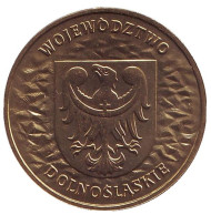 Монета 2 злотых, 2004 год, Польша. Нижнесилезское воеводство. Монета 2 злотых, 2004 год, Польша. Нижнесилезское воеводство.