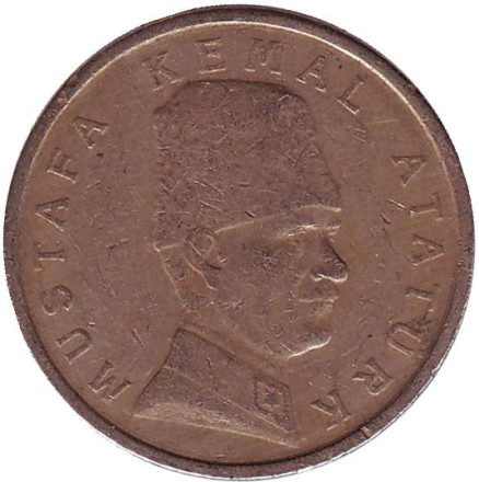 Монета 100000 лир. 2000 год, Турция.