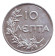 Монета 10 лепт. 1922 год, Греция. aUNC.