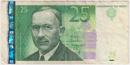 Банкнота 25 крон. 2002 год, Эстония. Банкнота 25 крон. 2002 год, Эстония.