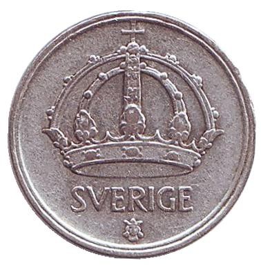 Монета 25 эре. 1948 год, Швеция. Монета 25 эре. 1948 год, Швеция.