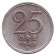 Монета 25 эре. 1948 год, Швеция. Монета 25 эре. 1948 год, Швеция.
