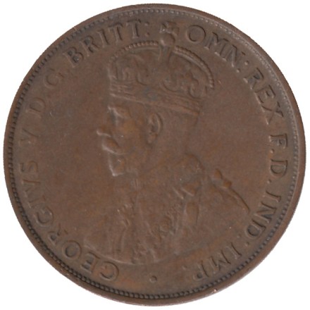 Монета 1 пенни. 1931 год, Австралия. Монета 1 пенни. 1931 год, Австралия.