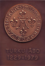 750 лет г. Турку. Памятная медаль, 1979 год, Финляндия. 750 лет г. Турку. Памятная медаль, 1979 год, Финляндия.