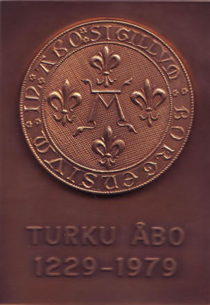 750 лет г. Турку. Памятная медаль, 1979 год, Финляндия.