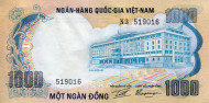 Банкнота 1000 донг. 1972 год, Вьетнам. Банкнота 1000 донг. 1972 год, Вьетнам.