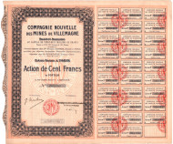 Облигация на сумму 28,000,000 франков. 1926 год Франция.